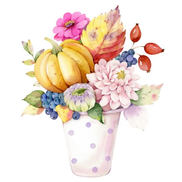 Cup Arrangement 'Hello Fall'